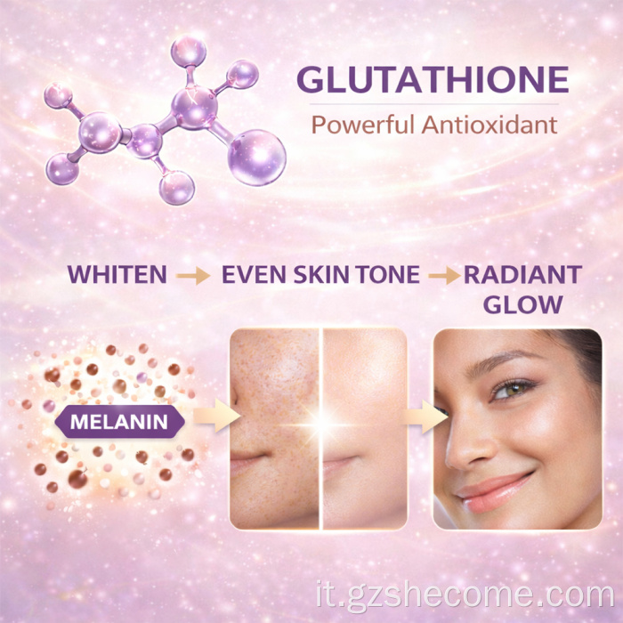 Shecome Skin Lightening Dark Remover Capsule di glutatione